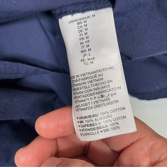 Amazon Essentials Mens Shirt Size M Blue - Picture 5 of 5